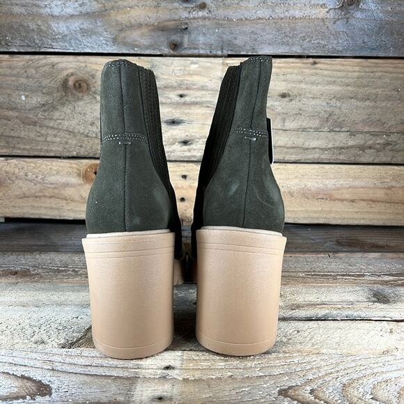 Dolce Vita Caster H2O Waterproof Suede Bootie - Olive - 8.5 Wide - NWOB - Picture 5 of 9